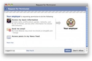 Facebook employer access
