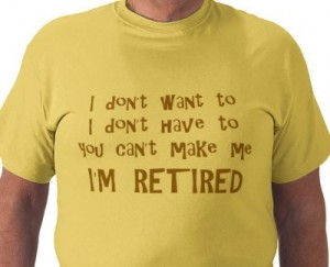 retirement tee shirt