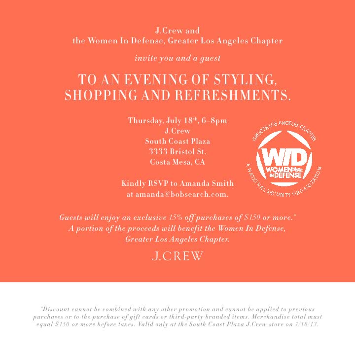 Jcrew Invite with logo